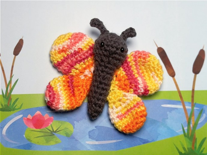 Create Your Own Adorable Mini Amigurumi Butterfly with Crochet Techniques