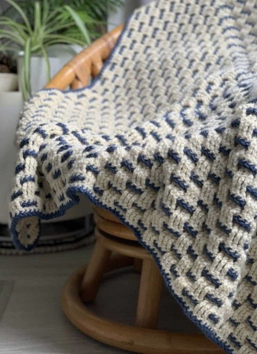 Granny Weave Blanket Pattern