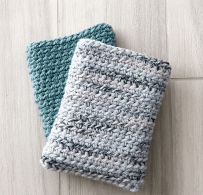 Crochet Chunky Book Sleeve