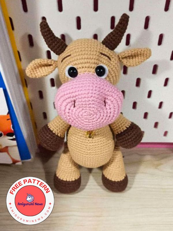 Create Your Own Adorable Semyon the Bull Amigurumi &ndash; Complete Crochet Guide
