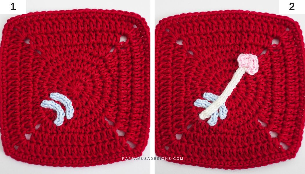 Create Your Own Cupid's Arch Applique with This Easy Crochet Pattern