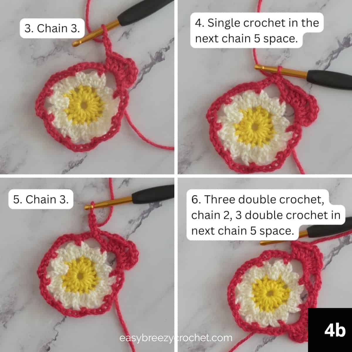 Create Your Own Beautiful Crochet Daisy Granny Square with This Easy Pattern