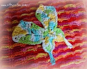 Crochet Butterfly Motif