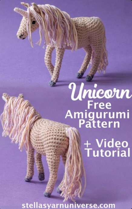 Beautiful Unicorn Amigurumi