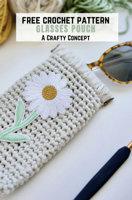 Crochet Sunglasses Pouch