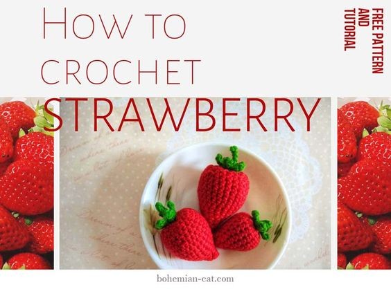Create Adorable Crochet Amigurumi Strawberries: Step-by-Step Guide Create Adorable Crochet Amigurumi Strawberries: Step-by-Step Guide