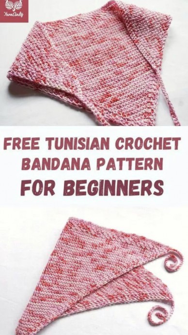 Beginner Crochet Bandana