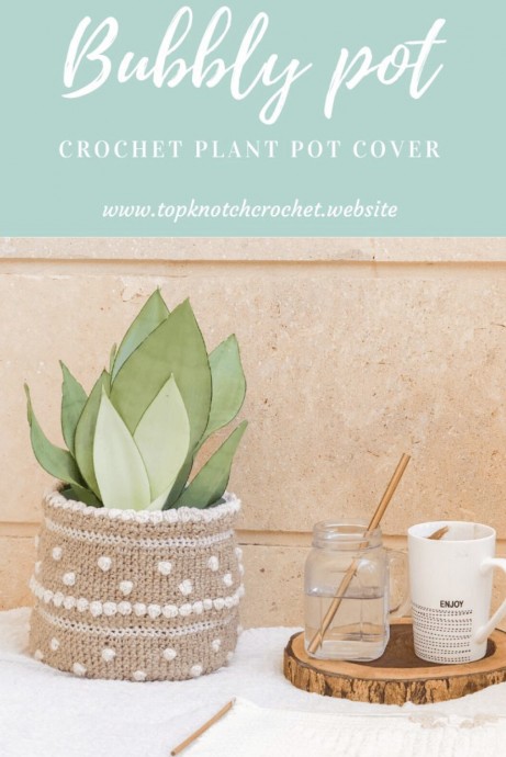 Crochet a Plant Pot Cover