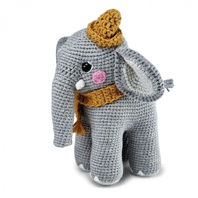Lovely Amigurumi Elephant Ornament