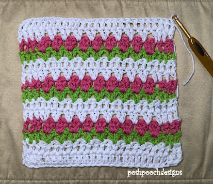Create a Beautiful Crochet Spring Tulips Washcloth with Easy Steps and Materials
