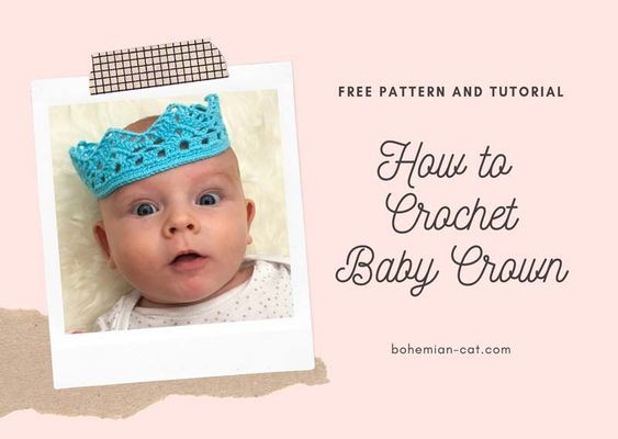 Enhance Your Little One's Outfit with a Unique Handcrafted Crochet Baby Crown