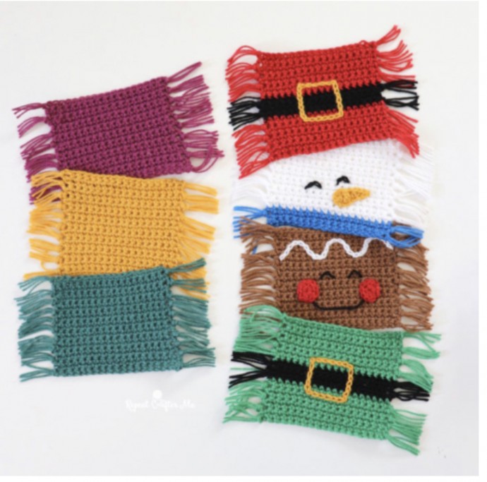 Crochet Holiday Mug Rugs