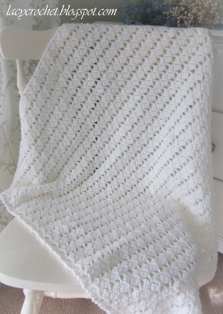 Create a Beautiful Crochet Baby Blanket with Lacy Designs and Braids for a Special Gift Create a Beautiful Crochet Baby Blanket with Lacy Designs and Braids for a Special Gift