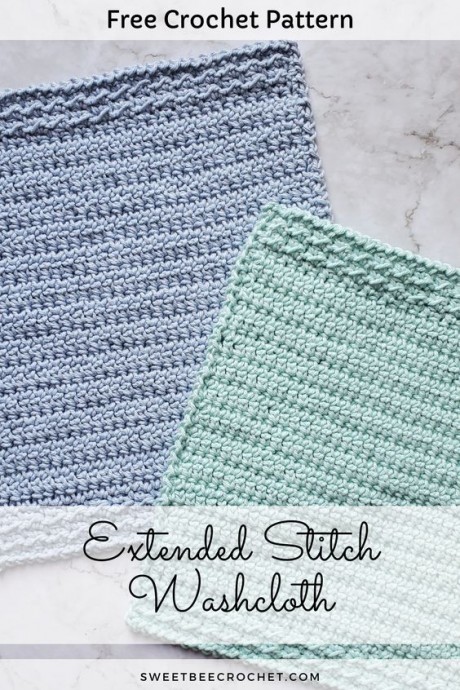 Crochet Stitch Washcloth – Free Crochet Pattern