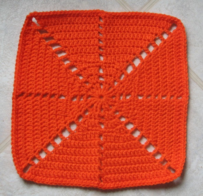 Create a Colorful Crochet Citrus Spray Afghan Square Washcloth for Your Home or as a Gift