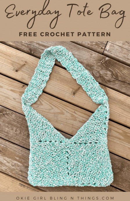 Everyday Tote Bag - Free Crochet Pattern
