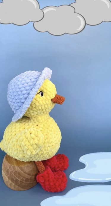 Spring Duck Free Crochet Pattern