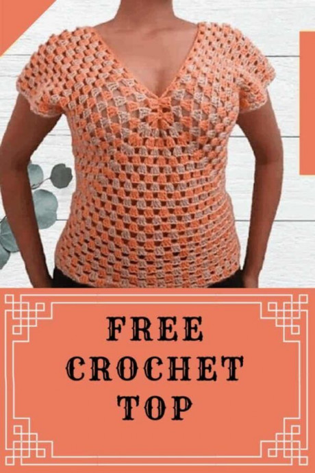 Crochet Short Sleeve Granny Stitch Top – A Stylish and Cozy Addition to Your Wardrobe Crochet Short Sleeve Granny Stitch Top – A Stylish and Cozy Addition to Your Wardrobe