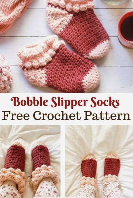 Bobble Slipper Socks