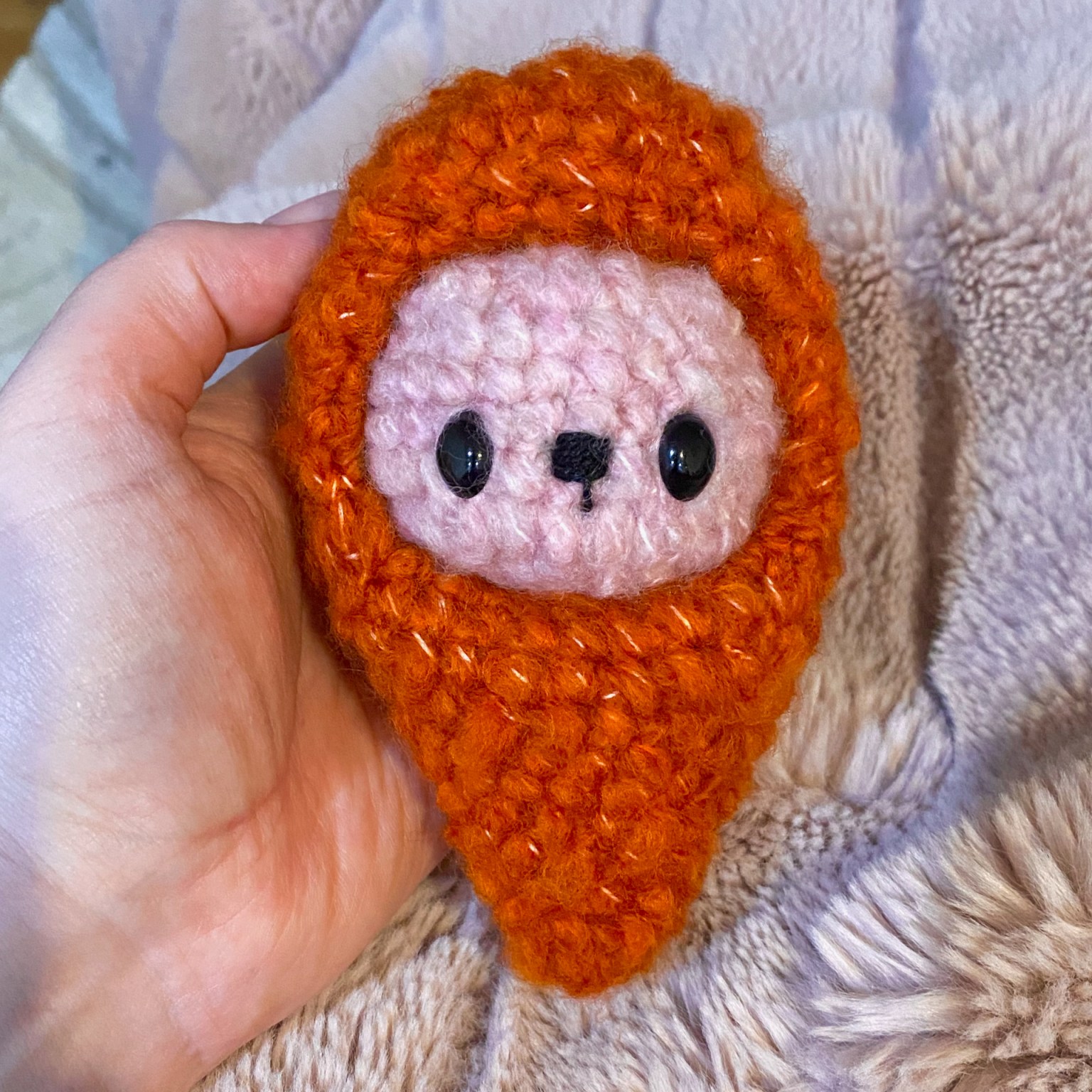 Adorable Crochet Bunny in Carrot Costume Pattern for Easter Celebrations