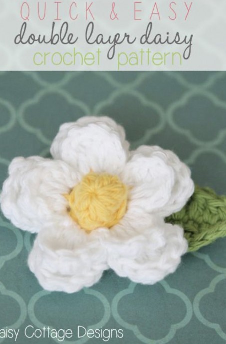 Free Daisy Crochet Flower Pattern