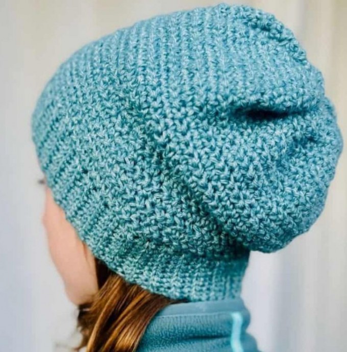 Crochet Slouchy Beanie