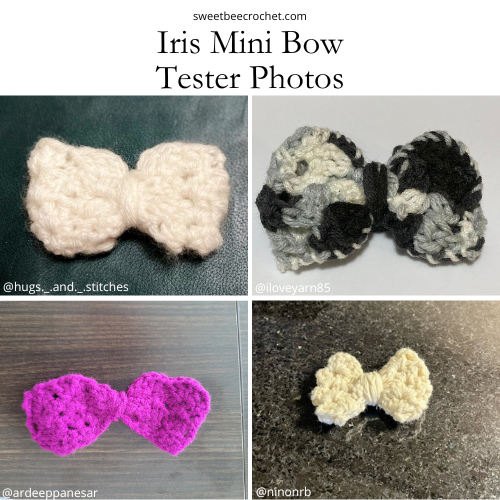 Crafting a Charming Crochet Iris Mini Bow: A Detailed Guide for Fashionable Accessories