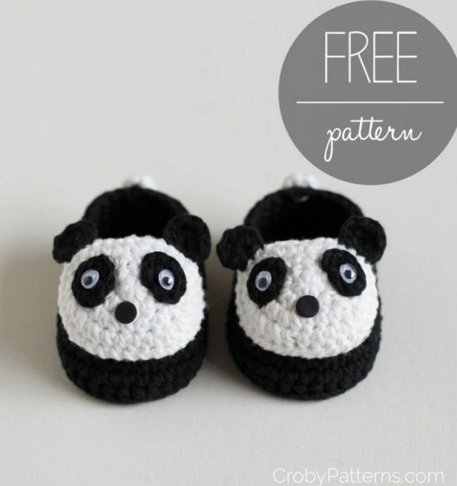 Easy and Adorable Panda Baby Booties Crochet Pattern for All Skill Levels Easy and Adorable Panda Baby Booties Crochet Pattern for All Skill Levels