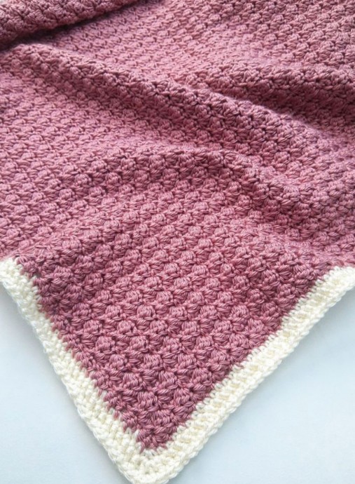 Crochet Sedge Stitch Baby Blanket