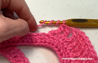 Crochet Pretty In Pink Cowl