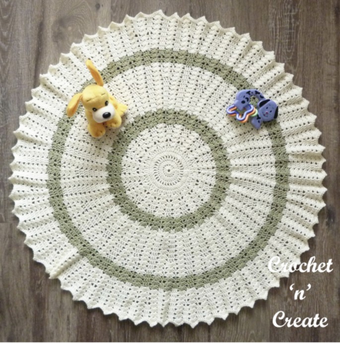 Circular Baby Blanket