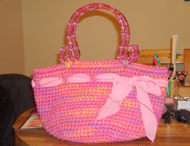 Crochet Pretty in Pink Bag
