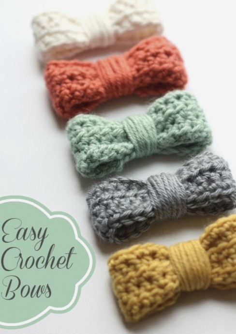 Easy Crochet Bow