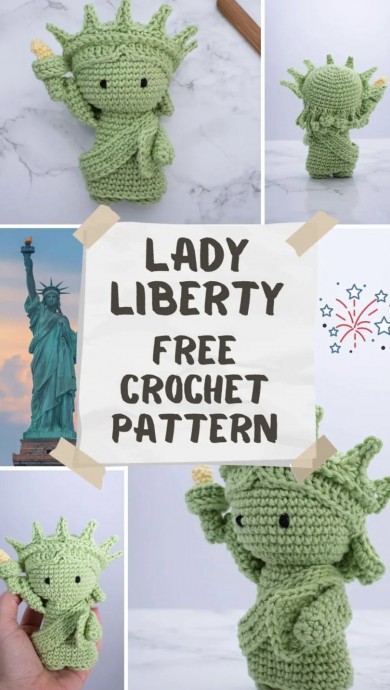 Lady Liberty Amigurumi