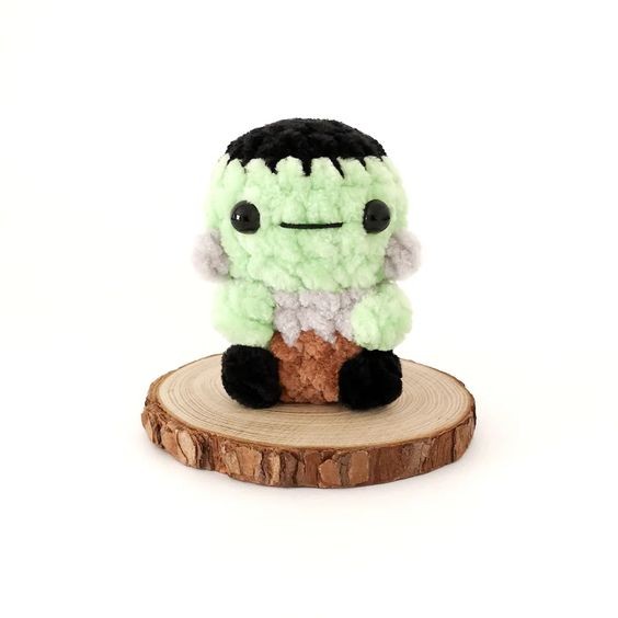 Create a Fun and Adorable Crochet No-Sew Frankenstein for Halloween Create a Fun and Adorable Crochet No-Sew Frankenstein for Halloween