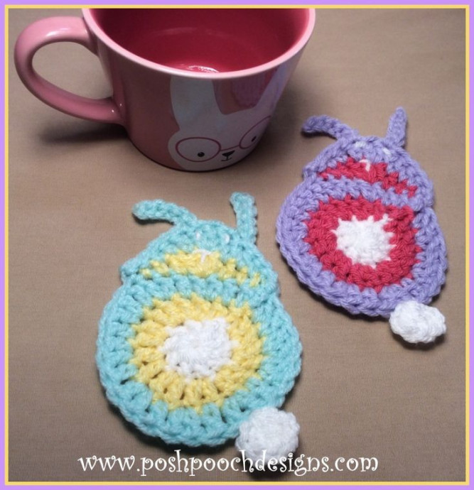 Adorable Crochet Bunny Coaster Pattern for Your Spring Table Setting Adorable Crochet Bunny Coaster Pattern for Your Spring Table Setting