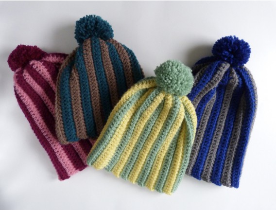 Easy Striped Hat