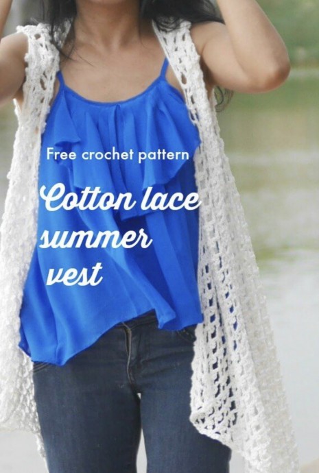 Cotton Lace Summer Vest