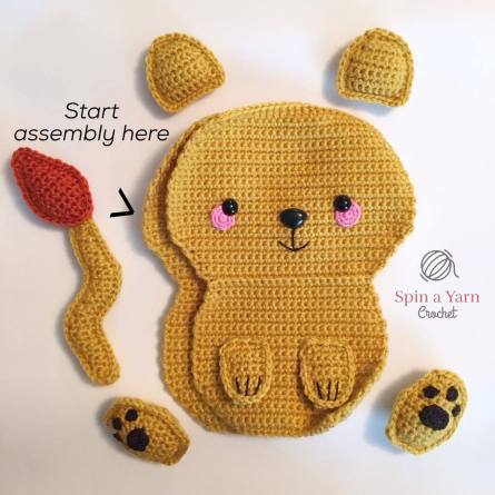 Create Your Own Adorable Crochet Ragdoll Lion: A Step-by-Step Guide to Crafting a Cuddly Companion