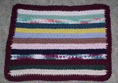 Crochet Scrap Placemat