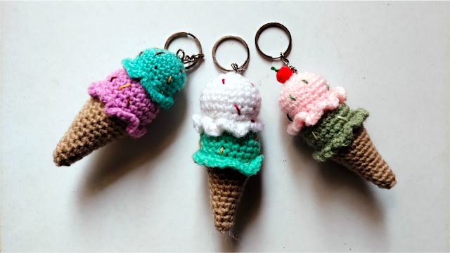 Create Adorable Crochet Ice Cream Keychains with This Step-by-Step Guide Create Adorable Crochet Ice Cream Keychains with This Step-by-Step Guide