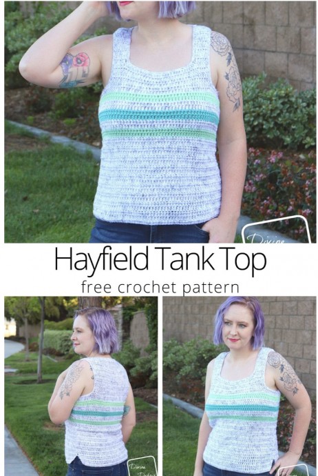 Hayfield Tank Top Free Crochet Pattern