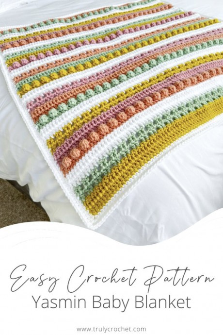 Colorful Yasmin Blanket – Free Crochet Pattern