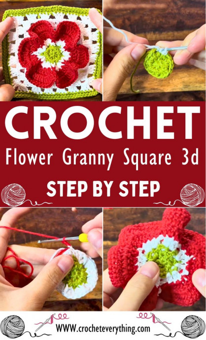 Crochet Flower Granny Square