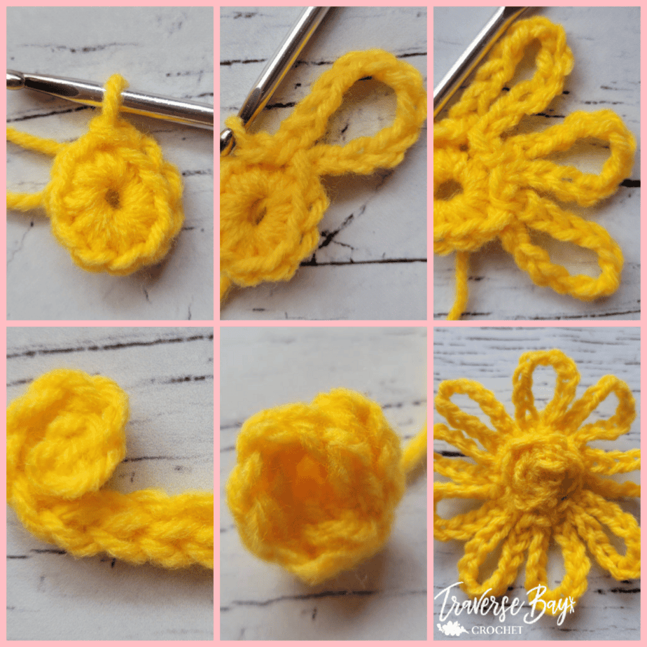 Create Beautiful Crochet Chain Flowers: A Step-by-Step Guide for Crafters