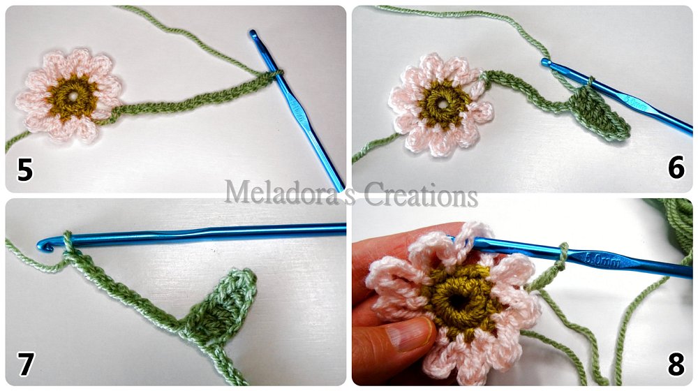 Create a Whimsical Crochet Flower Garland for Brightening Up Any Space