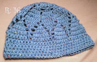 Crochet Pineapple Stitch Beanie