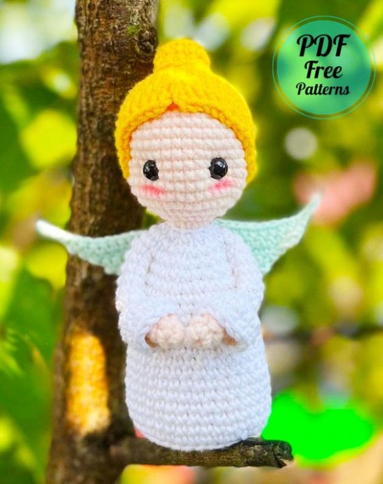 Crochet Christmas Angel Doll Amigurumi