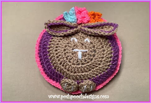 Create Your Own Crochet Spring Bunny Pot Holder with This Easy Pattern