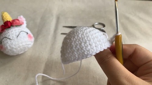 Crochet Baby Unicorn Doll